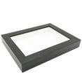 thumbnail image 1 of 4x4 In Shadowbox Gallery Wood Frames - Charcoal Gray DEEP Shadow Box Frame with a Display Depth of, 1 of 4