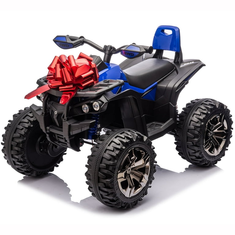 Four Wheeler 24 Volt Ride On Quad Electric Battery Powered 4x4