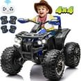 thumbnail image 1 of 4x4 Kids Ride on ATV, 2 Seater 24 Volt Ride on Toys, 800W 4-Wheeler Quad Car for Big Kids, Blue, 1 of 9