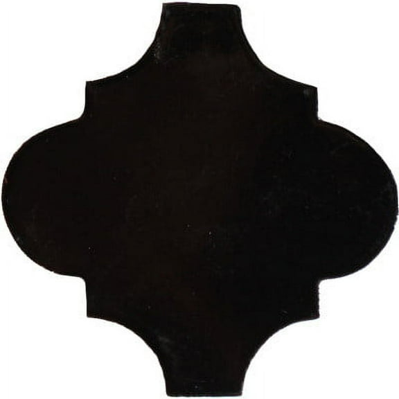 4x4 Lantern Black Mexican Tile, Set of 9 pcs