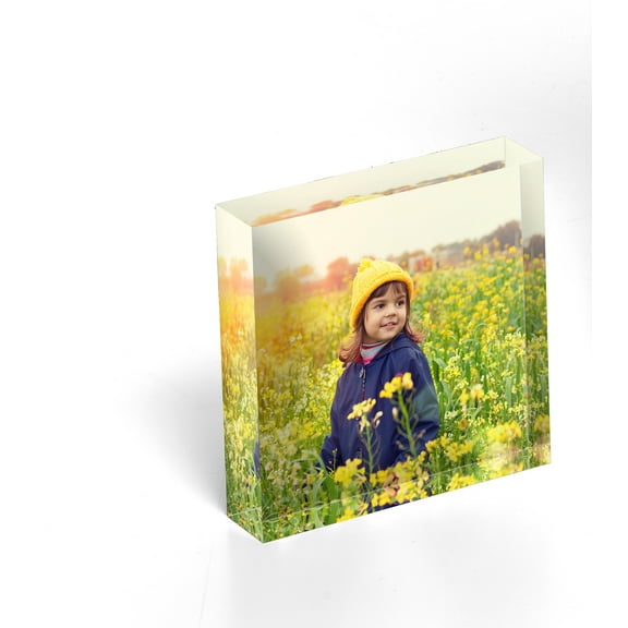 4x4 Metallic Acrylic Block