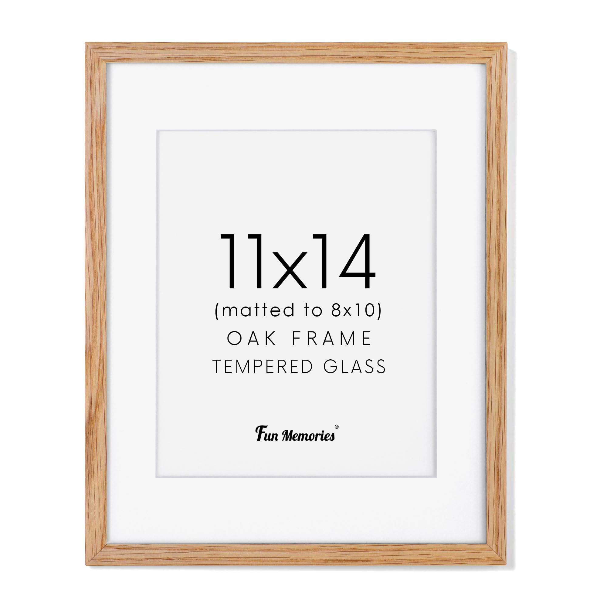 4x4 Picture Frame, Solid White Oak Wood Frame 4 by 4, Square Photo ...