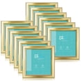 4x4 Picture Frames (12 Pack Gold) Simple Designed Photo Frame With High ...