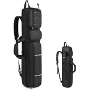 4x4 Pool Cue Case Padded Pool Stick Case for 4 Butts & 4 Shafts
