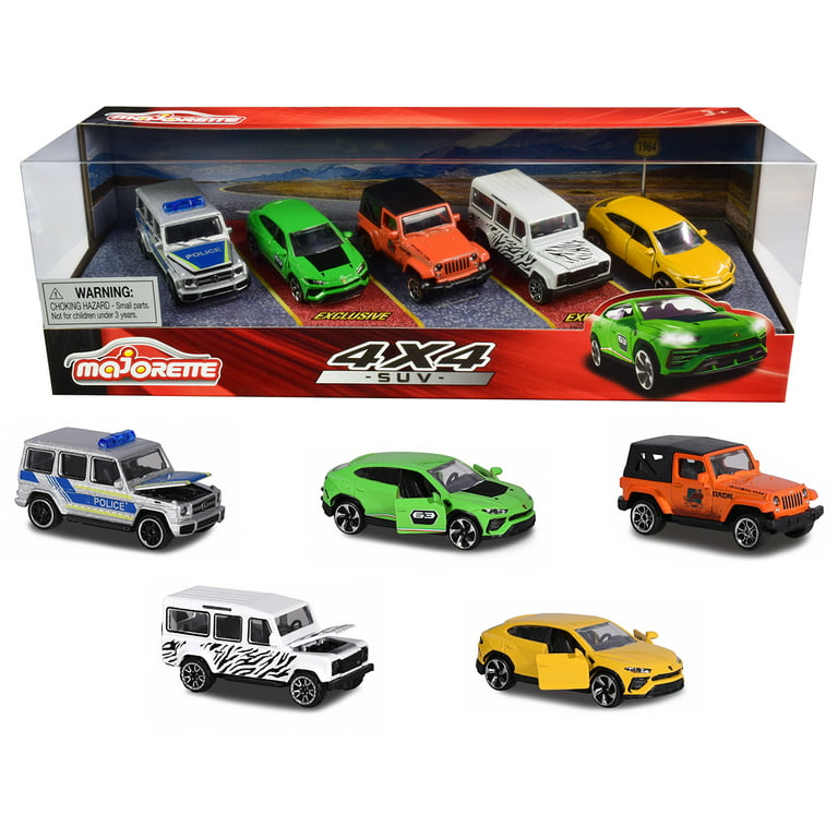4x4 SUV Giftpack 5 piece Set 1/64 Diecast Model Cars by Majorette