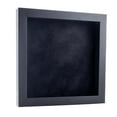 thumbnail image 1 of 4x4 Shadow Box Frame Black Wood | With a 3/4" Usable Display Depth | Includes a Black Real Suede, 1 of 6