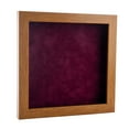 thumbnail image 1 of 4x4 Shadow Box Frame Light Brown Wood | With a 3/4" Usable Display Depth | Includes a Dark Berry, 1 of 6