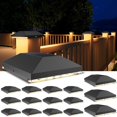 4x4 Solar Post Cap Light Outdoor Waterproof 16pack,Solar Fence Post