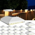 4x4 Solar Post Cap Light Outdoor Waterproof 16pack,Solar Fence Post