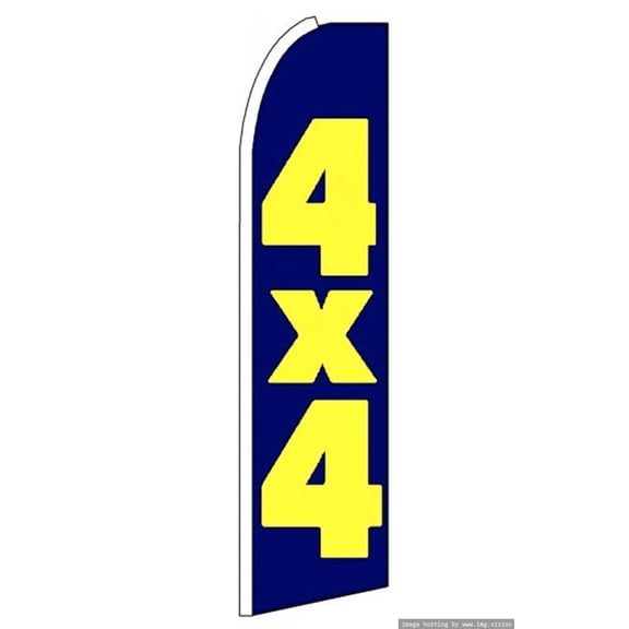 4x4 Swooper flag Without Pole Advertisement /Business Flags | Feather Flag |
