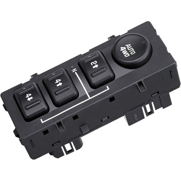 4x4 Transfer Case Switch for 2003-2007 Chevy Silverado, Suburban 4WD Wheel Drive Button Compatible with Chevrolet Tahoe, Avalanche, GMC Yukon, Sierra, Replaces OE 15164520, 15136039