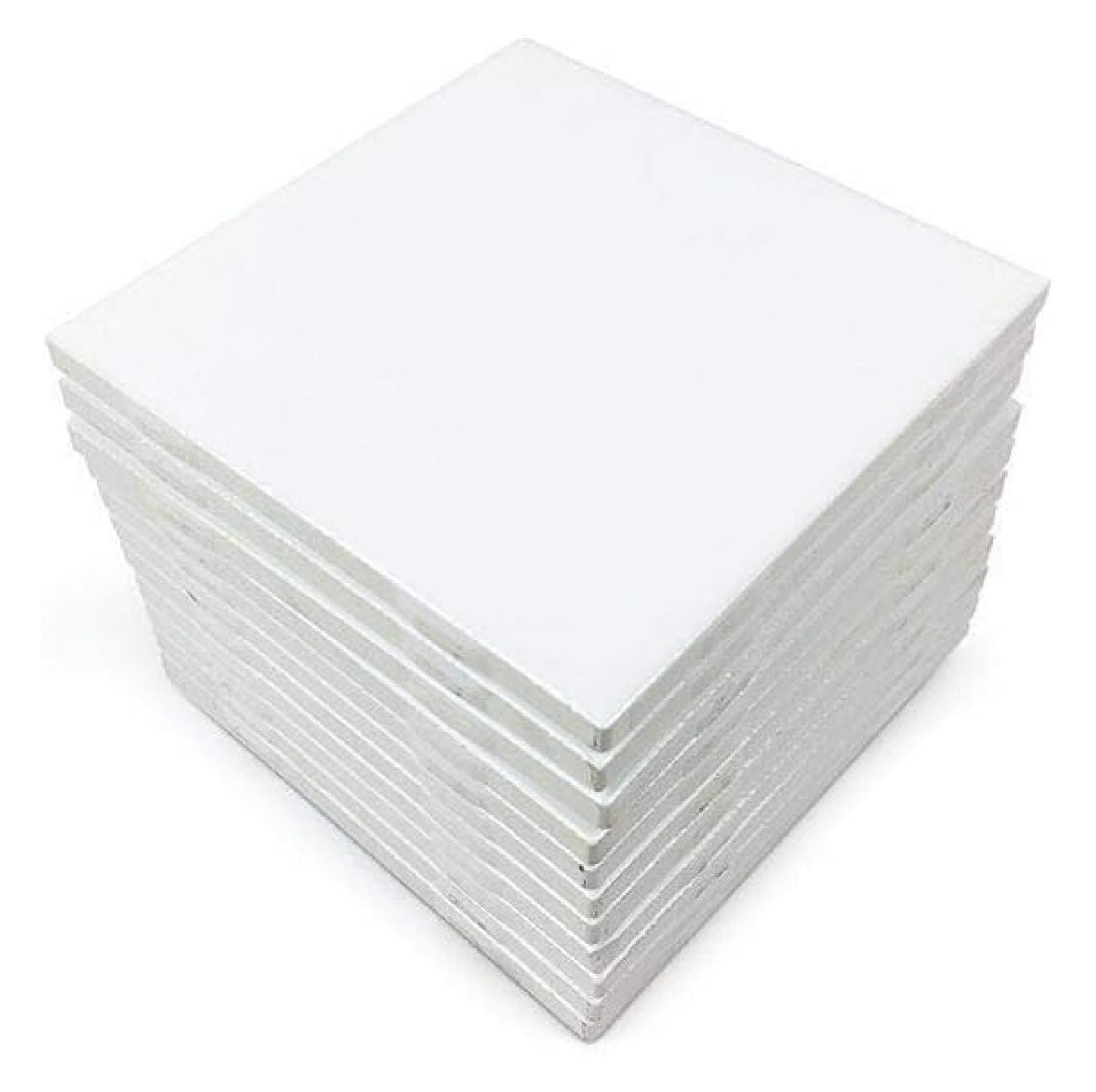 4x4 White Glossy Finish Ceramic Subway Tile Shower Walls Backsplash MADE in USA (12.5SF Full Box 100PCS)