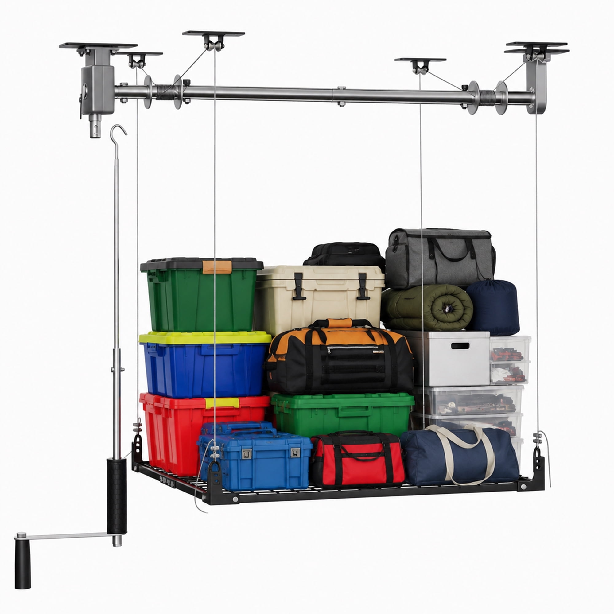 Reclaiming Your Garage Floor: How an Overhead Ceiling Storage Platform Works