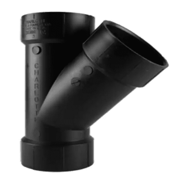 4x4x3 Inch Reducing WYE , ABS Fitting