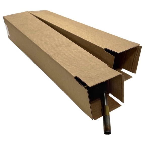 4x4x48 Corrugated Cardboard Mailing Boxes for Shipping Packing Storage 25 Count Brown Paper Cartons for Home Office Long Narrow Packages