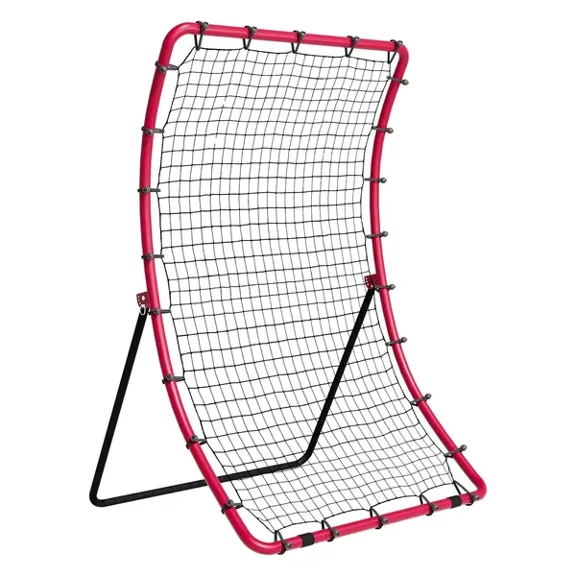 4x5.5ft Baseball Softball Rebounder Net PitchBack Trainer with Target for Grounders Pop Flies All Angle Fielding