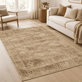 4x5 Brown Geometric Vintarea Rug - Walmart.com