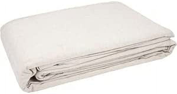 4x5 Canvas Drop Cloths Painters Drop Cloth for Furniture & Floor Protection - All Purpose Thick Cloth Duck Canvas with Sturdy Double Stitched Edges (4x5)