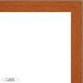 thumbnail image 1 of 4x5 Flat Brown Picture Frame - UV Acrylic, Foam Board Backing, Hanging Hardware, 1 of 7