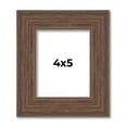 thumbnail image 1 of 4x5 Frame Brown Farmhouse Solid Wood Picture Frame Width 1.5 Inches | Interior Frame Depth 0.5, 1 of 8