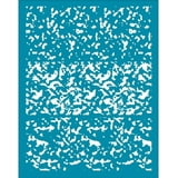 OLYCRAFT 4x5 Inch Tropical Fish Clay Stencil - Silk Screen Transfer For Polymer Clay Jewelry, Crafts, Ceramics