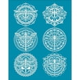 thumbnail image 1 of 4x5 Inch Clay Stencils Mandala Pattern Silk Screen for Polymer Silk Screen Stencils, 1 of 9