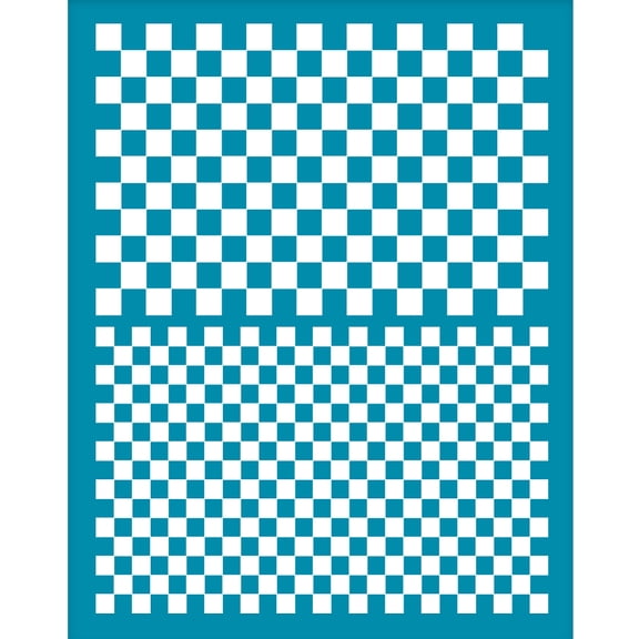 4x5 Inch Clay Stencils Tartan Pattern Silk Screen for Polymer Clay Small Chessboard Silk Screen Stencils Mesh Transfer Stencils Simple Theme