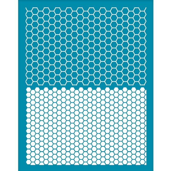 4x5 Inch Honeycomb Clay Stencil Hive Silk Screen for Polymer Clay Honeycomb Silk Screen Stencils Mesh Transfer Stencils for Polymer Clay Jewelry