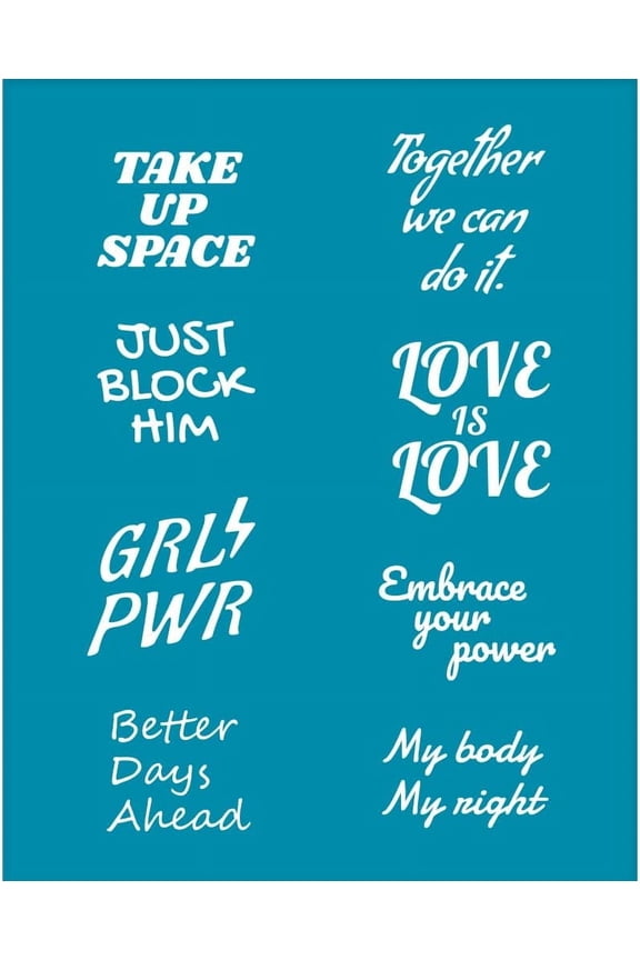 4x5 Inch Words Clay Stencils Silk Screen for Polymer Clay Take Up Space" Silk Screen Printing Stencils Reusable Non-Adhesive Mesh Transfer for Polymer Clay Earrings Jewelry Making