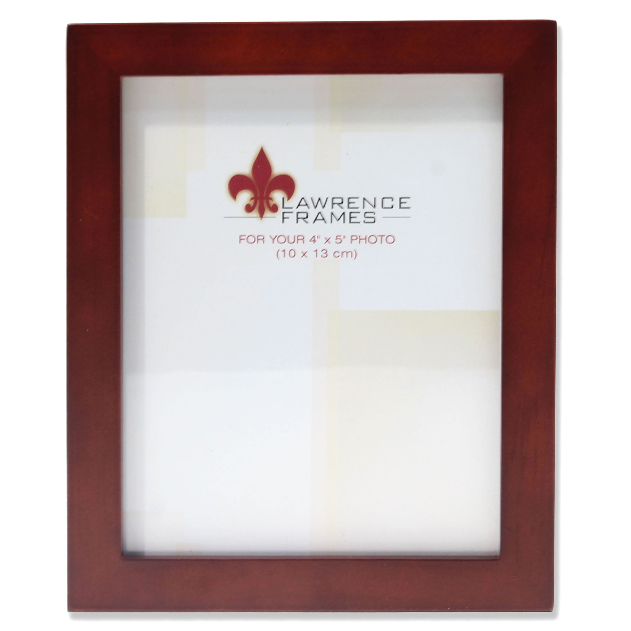 Classic Walnut Wood 4x5 Picture Frame with Black Backing