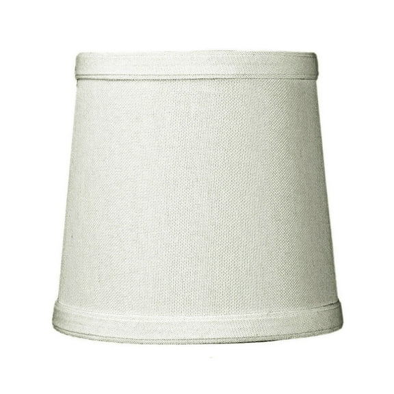 4x5x5 Light Oatmeal Linen Drum Chandelier Clip-On Lampshade