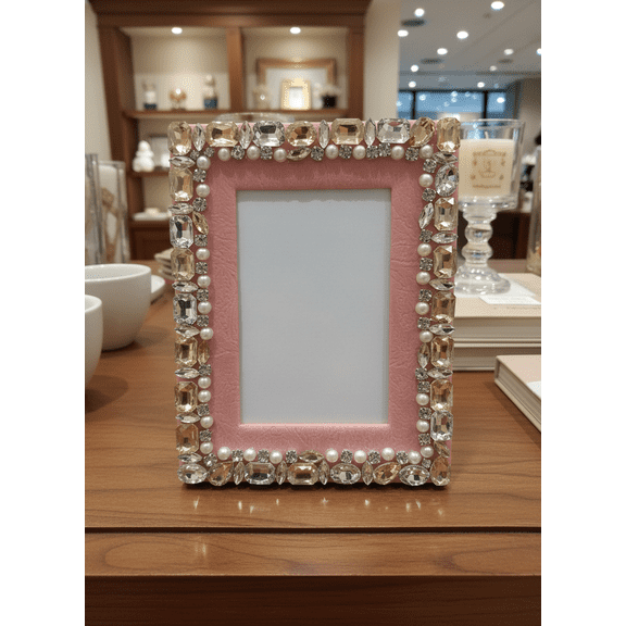 4x6 Beaded Luxury Resin Picture Frame