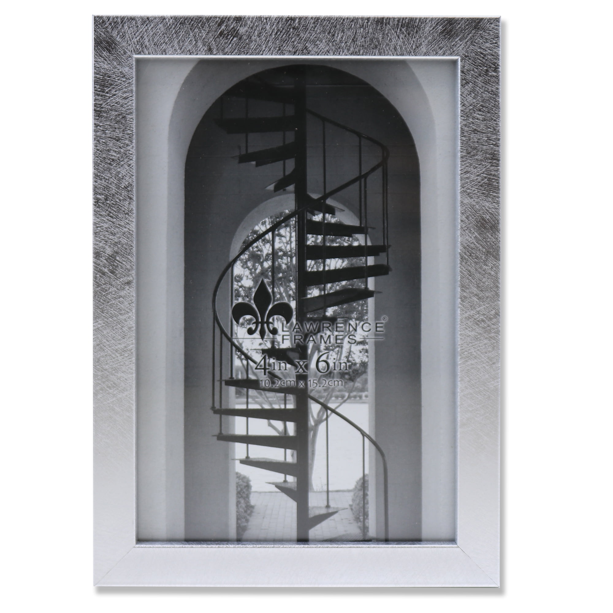 4x6 Burnished Silver Picture Frame - Chloe Collection