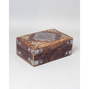 4x6 Celtic Cross Mango Wood Box Handmade Decorative Storage Box