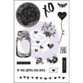 thumbnail image 1 of 4x6 Cling Stamp - Love Clippings, 1 of 2