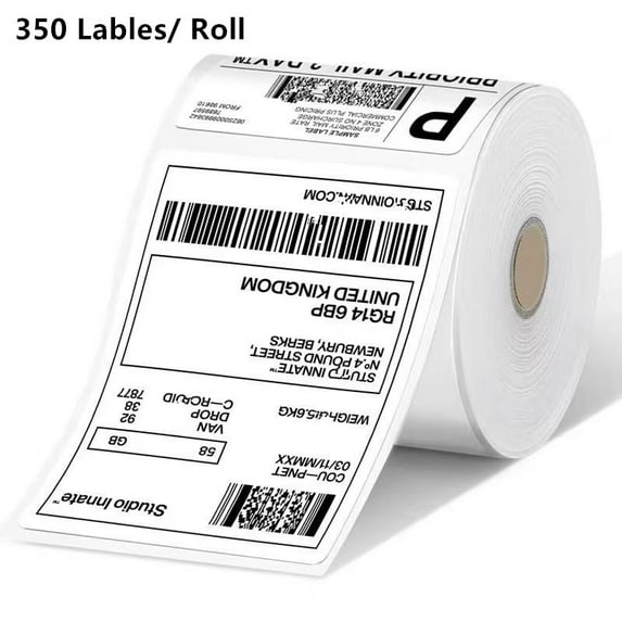 4x6 Direct Thermal Labels Shipping Labels - Genuine 4x6 Thermal Labels - Perforated and Strong Adhesive Mailing Postage Label for Shipping Packages