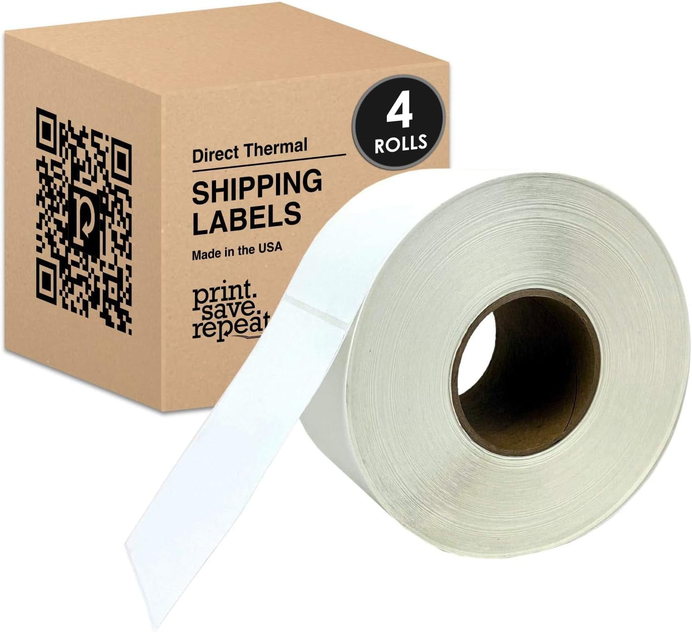 4x6 Direct Thermal Shipping Labels | Perforated Between Each Label ...