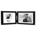 thumbnail image 1 of Concepts Series Wood Frame for 4x6" Double Horizontal Photograph, Black, 1 of 4