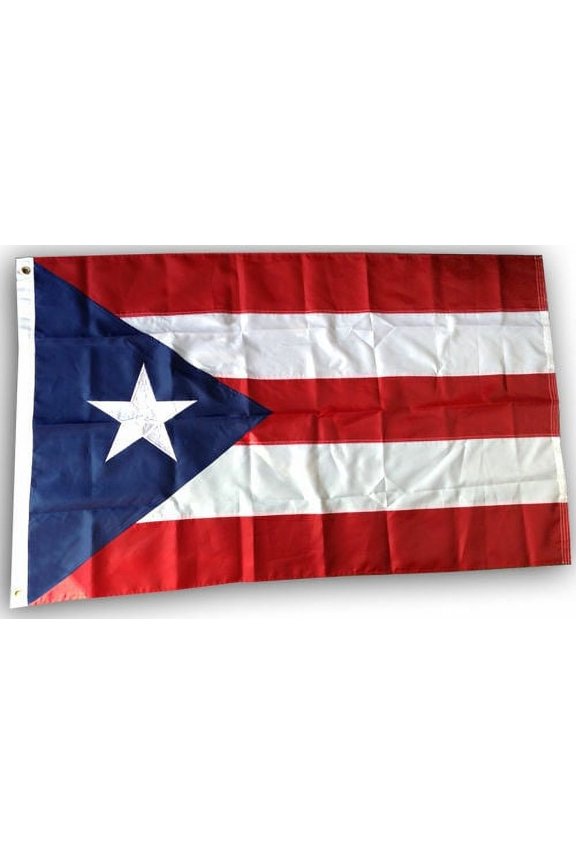 4x6 Embroidered Sewn Puerto Rico 210D Nylon Flag 4'x6' Heavy Duty Strong