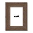 thumbnail image 1 of 4x6 Frame Brown Farmhouse Solid Wood Picture Frame Width 1.5 Inches | Interior Frame Depth 0.5, 1 of 8