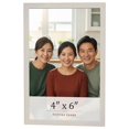 thumbnail image 1 of 4x6 Frame White Wheat Solid Wood Picture Frame | Moulding Width 0.75 Inches | Interior Depth 0.5, 1 of 8