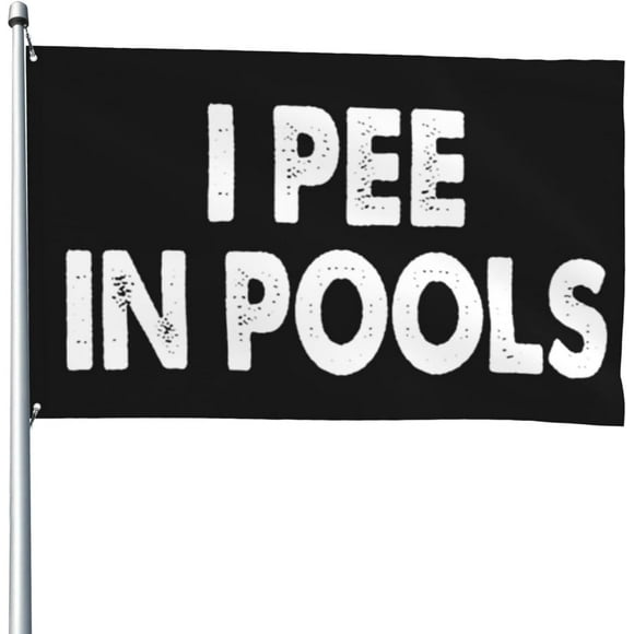 4x6 Ft Garden flag Funny Gift I pee in pool Flag American flag Funny House Outdoor banners Yard Flags Garden Parade Banner Tapestry