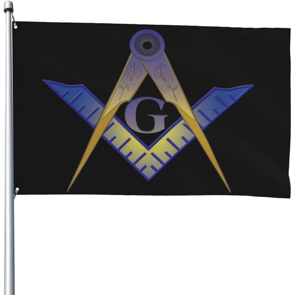 4x6 Ft Garden flag Masonic Flag American flag Funny House Outdoor banners Yard Flags Garden Parade Banner Tapestry With 2 Grommets