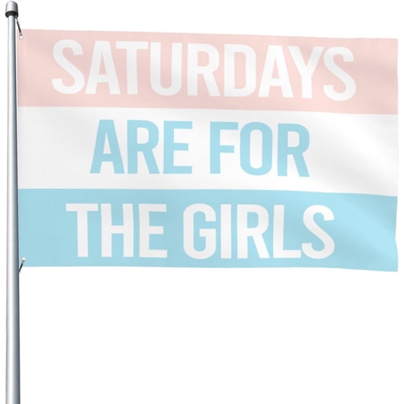 4x6 Ft Garden flag Saturdays are for The Girls Flag American flag Funny House Outdoor banners Yard Flags Garden Parade Banner Tapestry With 2 Grommets