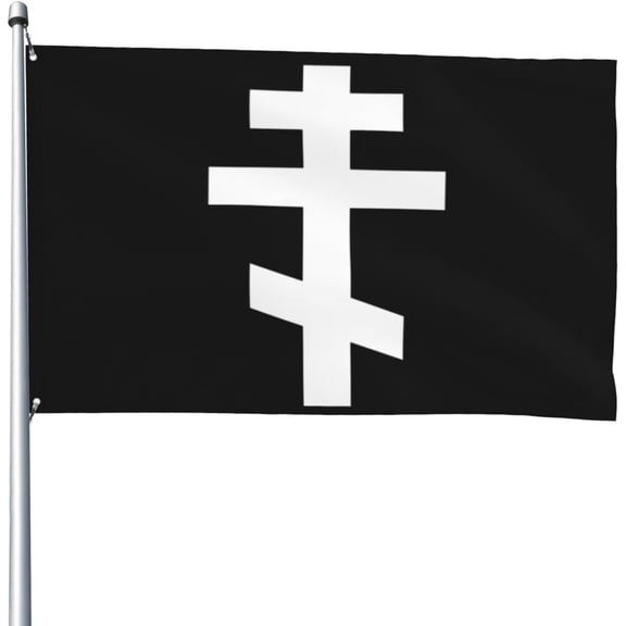 4x6 Ft Garden flag White Orthodox Cross Flag American flag Funny House Outdoor banners Yard Flags Garden Parade Banner Tapestry With 2 Grommets