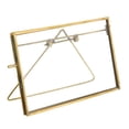 thumbnail image 1 of 4x6 Gold Metal Horizontal Glass Frame, 1 of 3