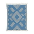 thumbnail image 1 of 4x6 ft. Hand Woven Outdoor Rug, Dusty Blue, 1 of 2