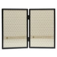 thumbnail image 1 of 4x6 Hinged Double Simply Black Picture Frame, 1 of 4