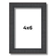 thumbnail image 1 of 4x6 In Rustic Brown Real Wood Picture Frame Width 0.75 inches | Interior Frame Depth 0.5 inches |, 1 of 8