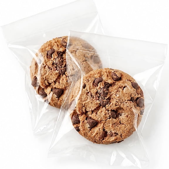 4x6 Inch (250Pcs) Clear OPP Cellophane Bags, 2.2Mil Thick Clear Self Sealing Resistant, Packaging for Cookies Candies Crafts Party Favors Retail